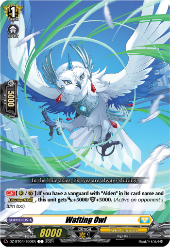 (100) Cardfight Vanguard Destined Showdown Single: Wafting Owl [D-Format]  Common