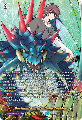 (DSR01) Cardfight Vanguard Destined Showdown Single: Destined One of Infinity, Levidras [D-Format] (V.2 - Secret Rare)  Secret Rare