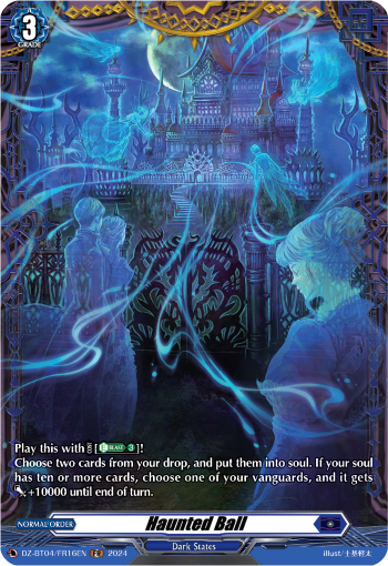 (FR16) Cardfight Vanguard Destined Showdown Single: Haunted Ball [D-Format] (V.2 - Frame Rare)  Frame Rare