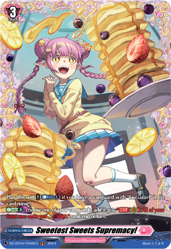 (FR48) Cardfight Vanguard Destined Showdown Single: Sweetest Sweets Supremacy! [D-Format] (V.2 - Frame Rare)  Frame Rare