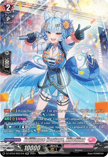 (SR37) Cardfight Vanguard Destined Showdown Single: Brilliance Restage, Albellina [D-Format] (V.3 - Silver Rare)  Silver Rare