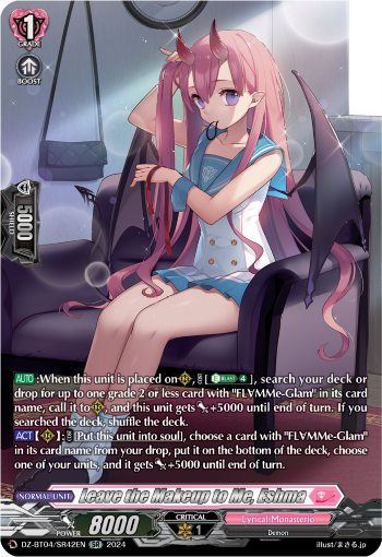 (SR42) Cardfight Vanguard Destined Showdown Single: Leave the Makeup to Me, Eshma [D-Format] (V.3 - Silver Rare)  Silver Rare