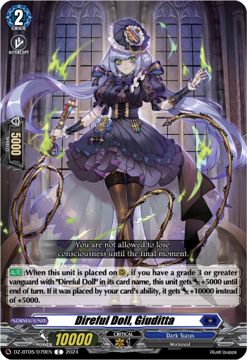 (079) Cardfight Vanguard Omniscient Awakening Single: Direful Doll, Giuditta [D-Format]  Common