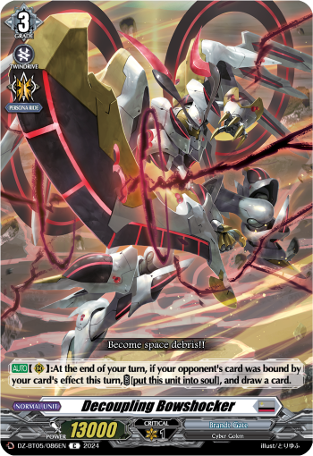 (086) Cardfight Vanguard Omniscient Awakening Single: Decoupling Bowshocker [D-Format]  Common