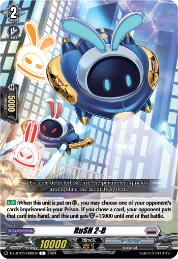 (089) Cardfight Vanguard Omniscient Awakening Single: RuSH 2-B [D-Format]  Common