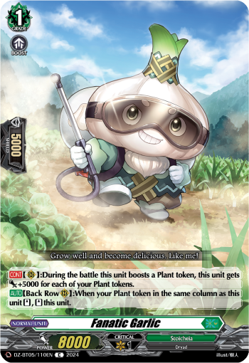 (110) Cardfight Vanguard Omniscient Awakening Single: Fanatic Garlic [D-Format]  Common