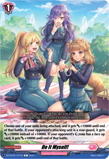 (121) Cardfight Vanguard Omniscient Awakening Single: Do It Myself! [D-Format]  Common