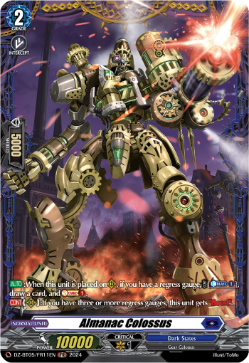 (FR11) Cardfight Vanguard Omniscient Awakening Single: Almanac Colossus [D-Format] (V.2 - Frame Rare)  Frame Rare
