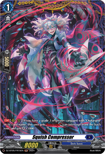 (FR15) Cardfight Vanguard Omniscient Awakening Single: Squish Compressor [D-Format] (V.2 - Frame Rare)  Frame Rare