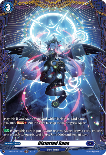 (FR16) Cardfight Vanguard Omniscient Awakening Single: Distorted Bane [D-Format] (V.2 - Frame Rare)  Frame Rare