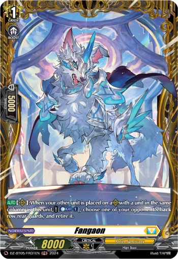 (FR31) Cardfight Vanguard Omniscient Awakening Single: Fangaon [D-Format] (V.2 - Frame Rare)  Frame Rare
