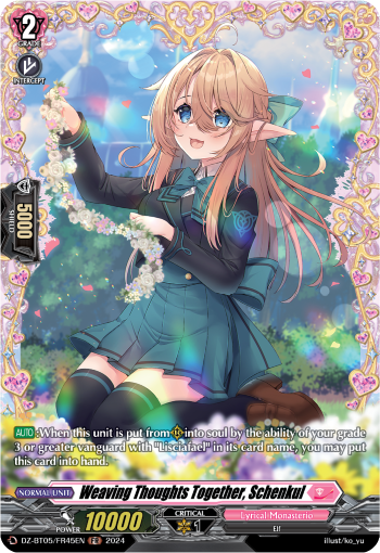 (FR45) Cardfight Vanguard Omniscient Awakening Single: Weaving Thoughts Together, Schenkul [D-Format] (V.2 - Frame Rare)  Frame Rare