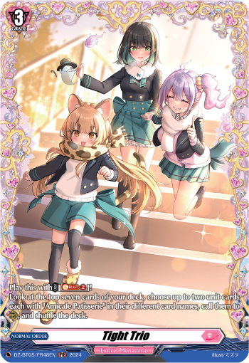 (FR48) Cardfight Vanguard Omniscient Awakening Single: Tight Trio [D-Format] (V.2 - Frame Rare)  Frame Rare