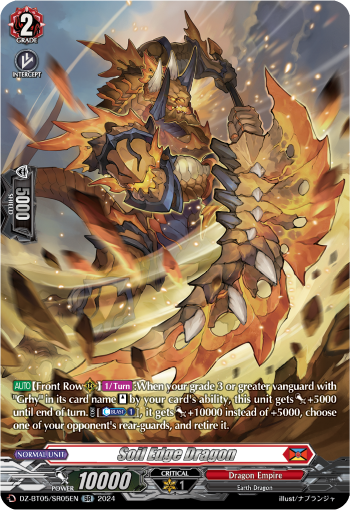 (SR05) Cardfight Vanguard Omniscient Awakening Single: Soil Edge Dragon [D-Format] (V.3 - Silver Rare)  Silver Rare