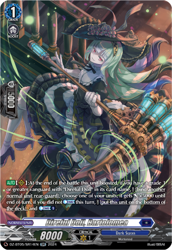 (SR14) Cardfight Vanguard Omniscient Awakening Single: Direful Doll, Bartolomea [D-Format] (V.3 - Silver Rare)  Silver Rare
