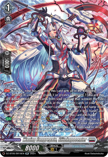 (SR16) Cardfight Vanguard Omniscient Awakening Single: Waving Congregate, Glitchapocenter [D-Format] (V.3 - Silver Rare)  Silver Rare