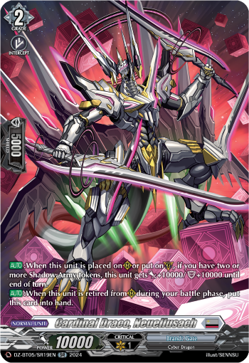 (SR19) Cardfight Vanguard Omniscient Awakening Single: Cardinal Draco, Neuellusach [D-Format] (V.3 - Silver Rare)  Silver Rare