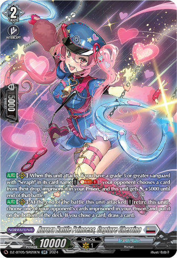 (SR20) Cardfight Vanguard Omniscient Awakening Single: Aurora Battle Princess, Capture Cherrino [D-Format] (V.3 - Silver Rare)  Silver Rare
