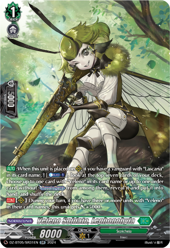 (SR31) Cardfight Vanguard Omniscient Awakening Single: Veleno Soldato, Lephonohyla [D-Format] (V.3 - Silver Rare)  Silver Rare