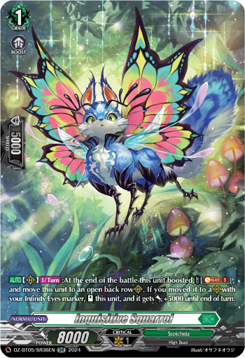 (SR36) Cardfight Vanguard Omniscient Awakening Single: Inquisitive Squarrol [D-Format] (V.3 - Silver Rare)  Silver Rare