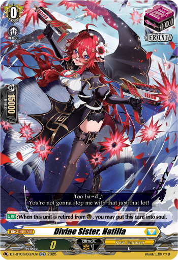 (037) Cardfight Vanguard Generation Dragenesis Single: Divine Sister, Natilla [D-Format] (V.1 - Double Rare)  Double Rare