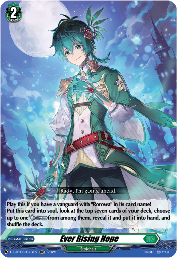 (043) Cardfight Vanguard Generation Dragenesis Single: Ever Rising Hope [D-Format] (V.1 - Double Rare)  Double Rare