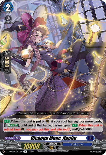 (051) Cardfight Vanguard Generation Dragenesis Single: Cleanup Mage, Nuplip [D-Format] (V.1 - Rare)  Rare