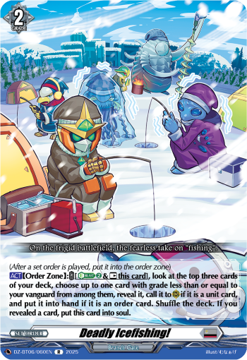 (060) Cardfight Vanguard Generation Dragenesis Single: Deadly Icefishing! [D-Format] (V.1 - Rare)  Rare