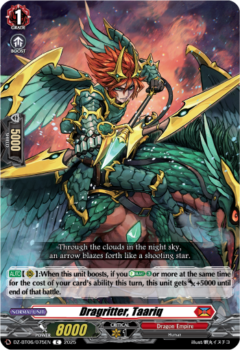(075) Cardfight Vanguard Generation Dragenesis Single: Dragritter, Taariq [D-Format]  Common