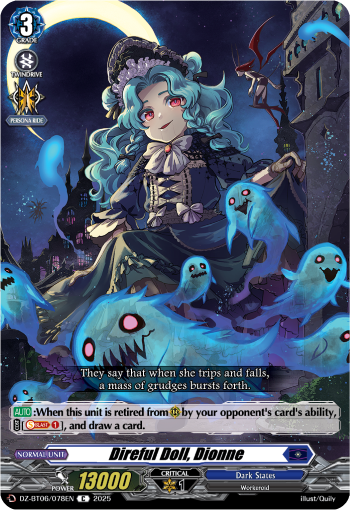 (078) Cardfight Vanguard Generation Dragenesis Single: Direful Doll, Dionne [D-Format]  Common