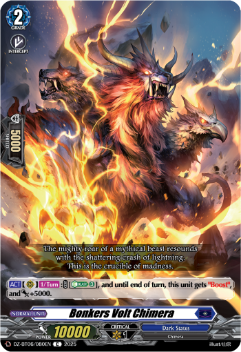 (080) Cardfight Vanguard Generation Dragenesis Single: Bonkers Volt Chimera [D-Format]  Common