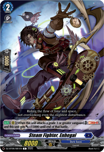 (081) Cardfight Vanguard Generation Dragenesis Single: Steam Fighter, Enhegal [D-Format]  Common
