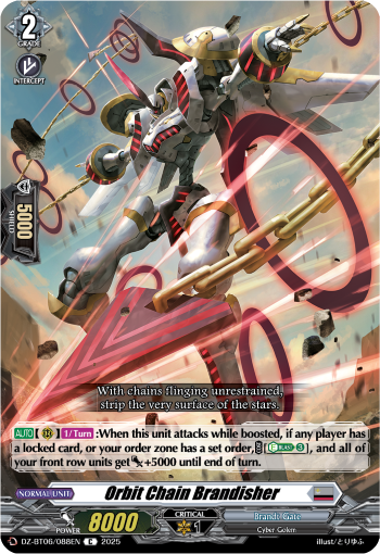 (088) Cardfight Vanguard Generation Dragenesis Single: Orbit Chain Brandisher [D-Format]  Common