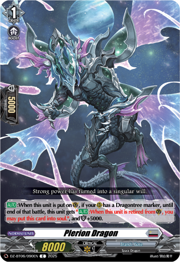 (090) Cardfight Vanguard Generation Dragenesis Single: Plerion Dragon [D-Format]  Common