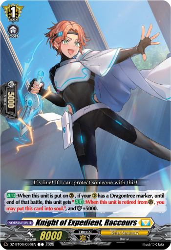 (096) Cardfight Vanguard Generation Dragenesis Single: Knight of Expedient, Raccours [D-Format]  Common