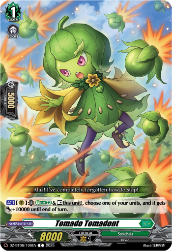 (106) Cardfight Vanguard Generation Dragenesis Single: Tomado Tomadont [D-Format]  Common