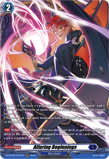 (FR14) Cardfight Vanguard Generation Dragenesis Single: Alluring Beginnings [D-Format] (V.2 - Frame Rare)  Frame Rare