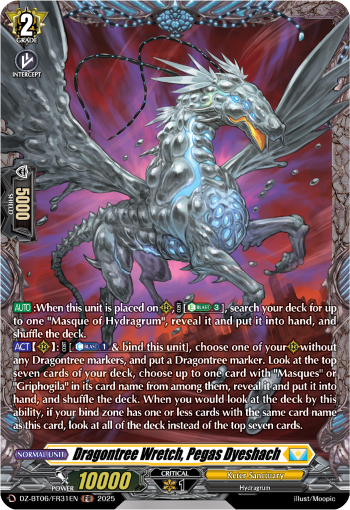 (FR31) Cardfight Vanguard Generation Dragenesis Single: Dragontree Wretch, Pegas Dyeshach [D-Format] (V.2 - Frame Rare)  Frame Rare