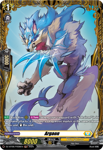 (FR36) Cardfight Vanguard Generation Dragenesis Single: Argaon [D-Format] (V.2 - Frame Rare)  Frame Rare
