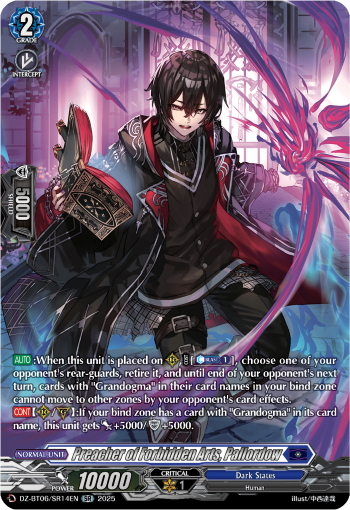 (SR14) Cardfight Vanguard Generation Dragenesis Single: Preacher of Forbidden Arts, Pallordow [D-Format] (V.3 - Silver Rare)  Silver Rare