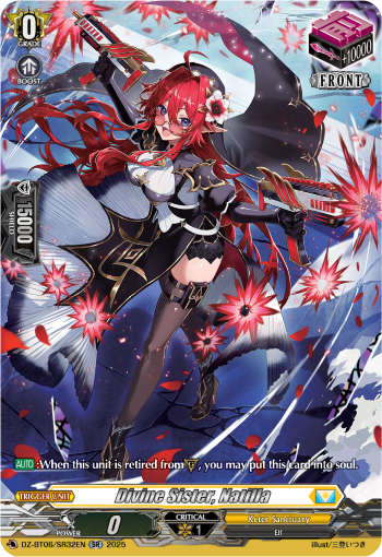 (SR32) Cardfight Vanguard Generation Dragenesis Single: Divine Sister, Natilla [D-Format] (V.3 - Silver Rare)  Silver Rare