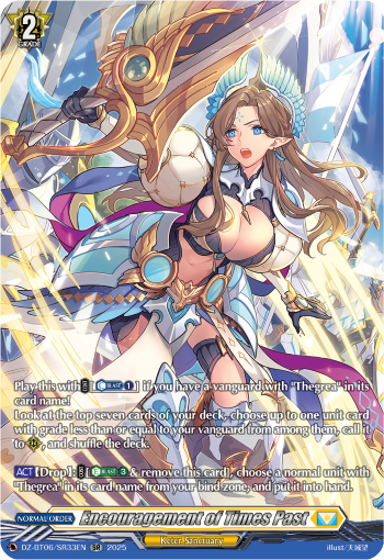 (SR33) Cardfight Vanguard Generation Dragenesis Single: Encouragement of Times Past [D-Format] (V.3 - Silver Rare)  Silver Rare