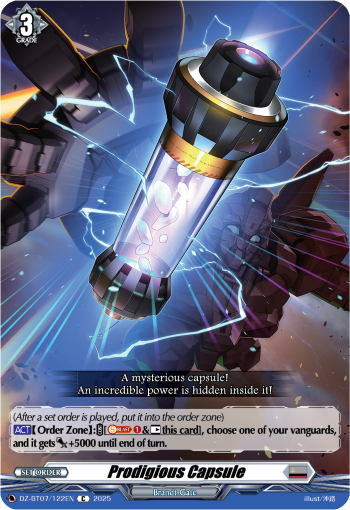 (122) Cardfight Vanguard Moon Fangs & Cerulean Blaze Single: Prodigious Capsule [D-Format]  Common