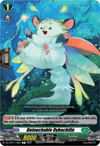 (139) Cardfight Vanguard Moon Fangs & Cerulean Blaze Single: Untouchable Dybachilla [D-Format]  Common