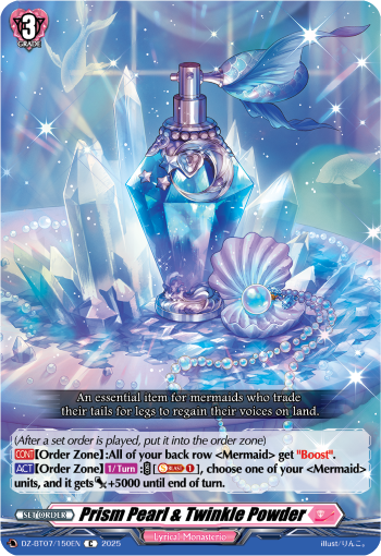 (150) Cardfight Vanguard Moon Fangs & Cerulean Blaze Single: Prism Pearl & Twinkle Powder [D-Format]  Common