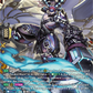 (FFR03) Cardfight Vanguard Moon Fangs & Cerulean Blaze Single: Sealed Blaze Dragon, Yyugmashad [D-Format] (V.2 - Double Frame Rare)  Double Frame Rare