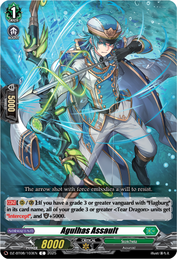 (103) Cardfight Vanguard Knights 0f Rebirth Single: Agulhas Assault [D-Format]  Common