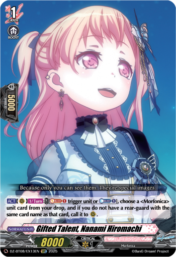 (EX13) Cardfight Vanguard Knights 0f Rebirth Single: Gifted Talent, Nanami Hiromachi [D-Format]  Special EX