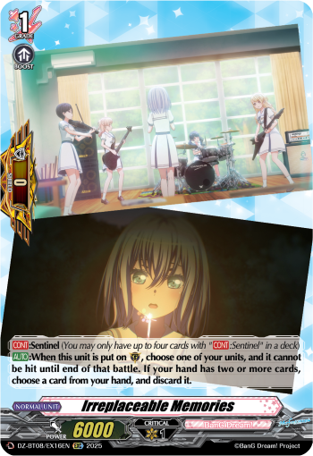 (EX16) Cardfight Vanguard Knights 0f Rebirth Single: Irreplaceable Memories [D-Format]  Special EX