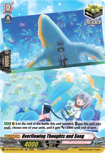 (EX17) Cardfight Vanguard Knights 0f Rebirth Single: Overflowing Thoughts and Song [D-Format]  Special EX